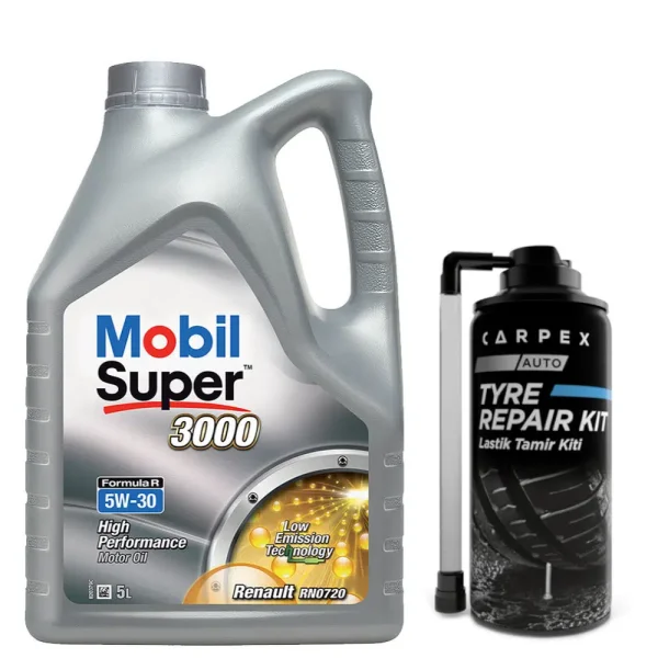 Mobil Super 3000 Formula R 5W30 Renault Araç Motor Yağı 5 L ÜT:2025