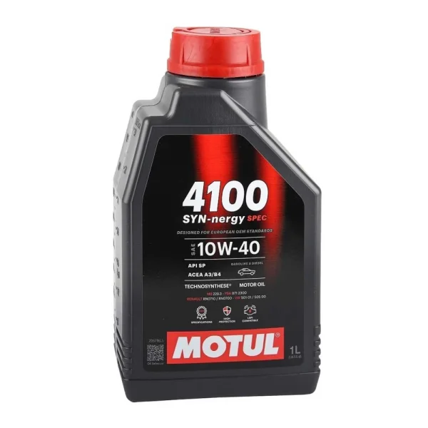 Motul 4100 Syn-Nergy Spec 10W40 1 Lt Motor Yağı